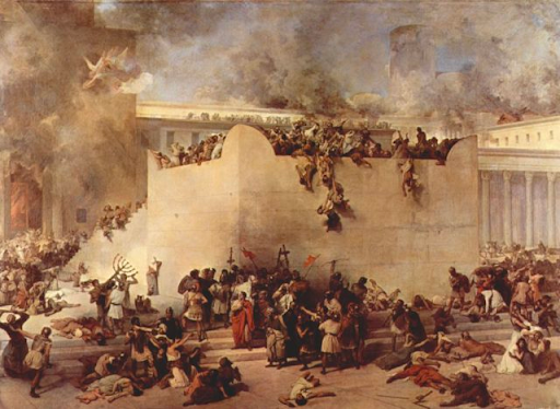 70 CE: Destruction of Jerusalem and Second Temple